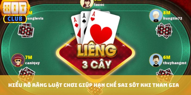 Hiểu rõ ràng luật chơi giúp hạn chế sai sót khi tham gia
